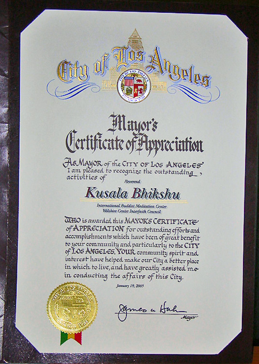 mayors cert